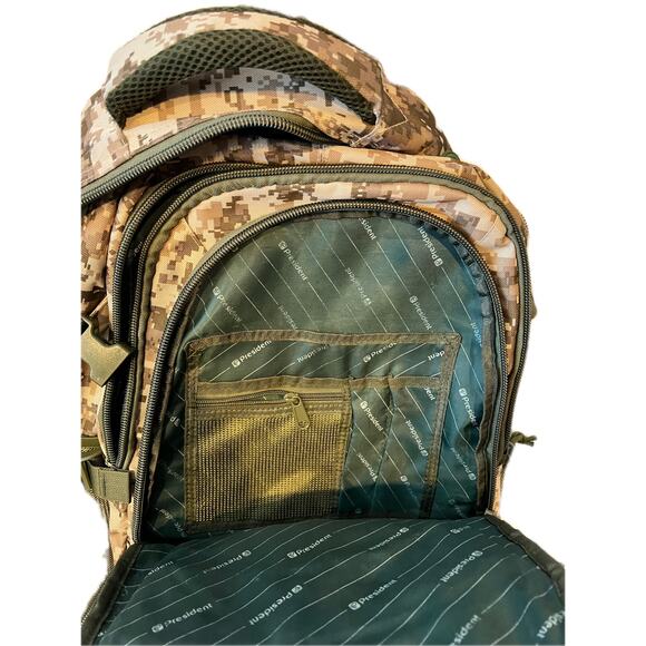 President Desert Tan Camo Tactical Backpack - Picture 3 of 5